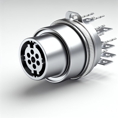 38.1mm Through Bore Slip Ring 12 Way Electrical Rotary Connector 99mm OD
