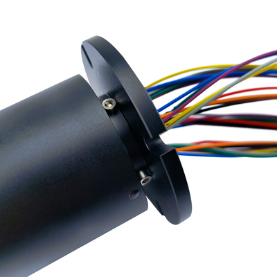36-way 5A slip ring, black aluminum alloy housing, precious metal contact material