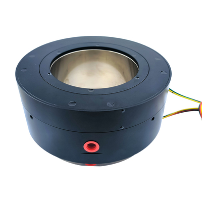 1-way air 4-way electrical through-hole air-electric slip ring ID 110mm OD185mm