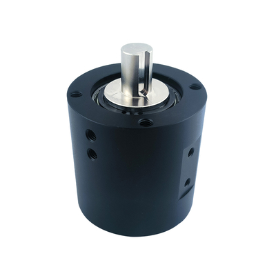 4-channel M5 connector gas rotating slip ring 6mm tube aluminum alloy housing