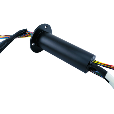 56-way combined slip ring  2 Gigabit Ethernet channels IP41 protection