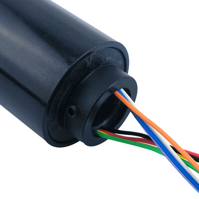 8-channel 2A Hollow Signal Slip Ring with 9mm Center Hole for Miniature Automation Equipment