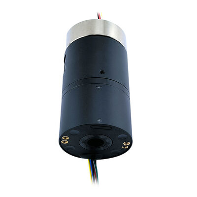 Pneumatic-Electric Slip Ring with 6 Signal Circuits and G1/8" Interface for 6-8mm Applicable Trachea