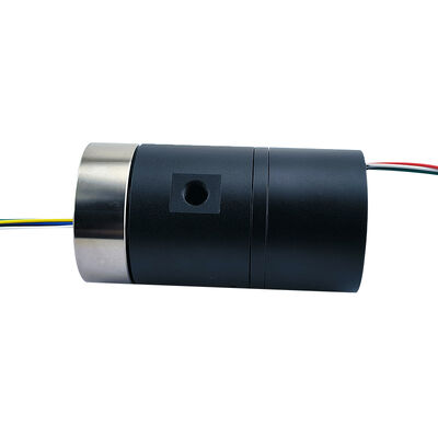 Pneumatic-Electric Slip Ring with 6 Signal Circuits and G1/8" Interface for 6-8mm Applicable Trachea