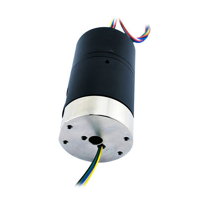 Pneumatic-Electric Slip Ring with 6 Signal Circuits and G1/8" Interface for 6-8mm Applicable Trachea