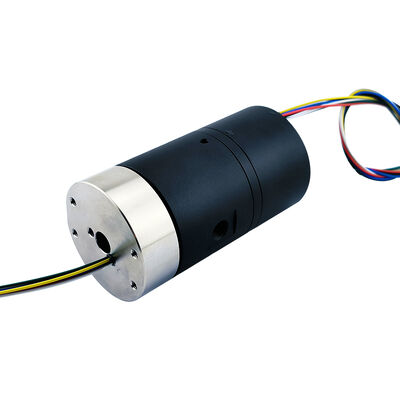 Pneumatic-Electric Slip Ring with 6 Signal Circuits and G1/8" Interface for 6-8mm Applicable Trachea