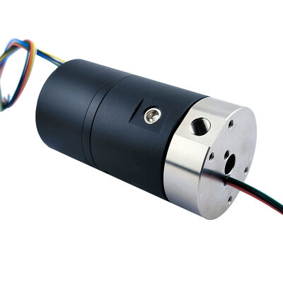 Pneumatic-Electric Slip Ring with 6 Signal Circuits and G1/8" Interface for 6-8mm Applicable Trachea