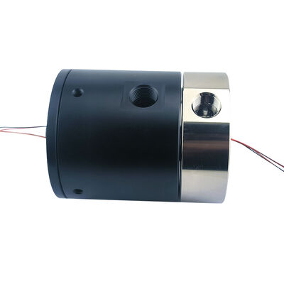 2-Channel Pneumatic 4-Channel Electrical Rotary Pneumatic-Electric Slip Ring with G3/8" Interface
