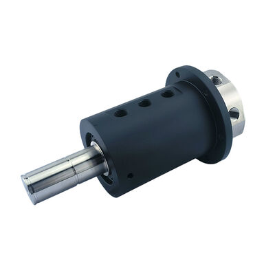 6-in-6-out Multi-Channel Pneumatic Rotary Joint with 48mm Extended Rotor Shaft and G1/8" Standard Interface