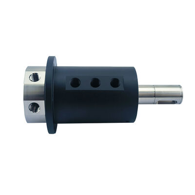 6-in-6-out Multi-Channel Pneumatic Rotary Joint with 48mm Extended Rotor Shaft and G1/8" Standard Interface