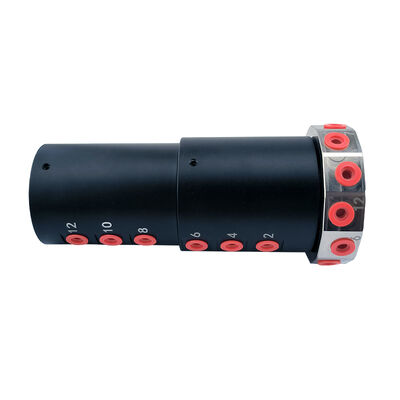 12 Circuit High Pressure 1MPa Rotary Air Slip Ring with Side Inlet Side Outlet and Compact Design