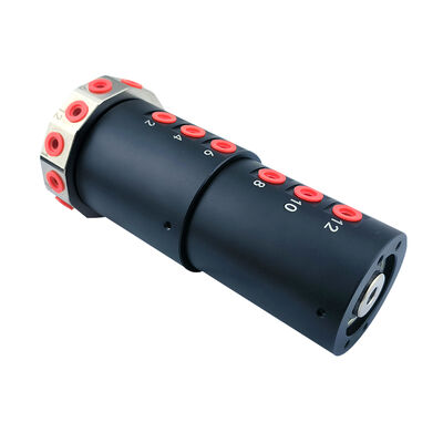 12 Circuit High Pressure 1MPa Rotary Air Slip Ring with Side Inlet Side Outlet and Compact Design