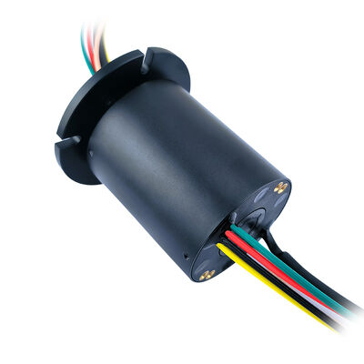 56mm Diameter High-definition Signal Combination Slip Ring with 4-Channel Shielded Signal and 2-Channel 1080P High-Definition