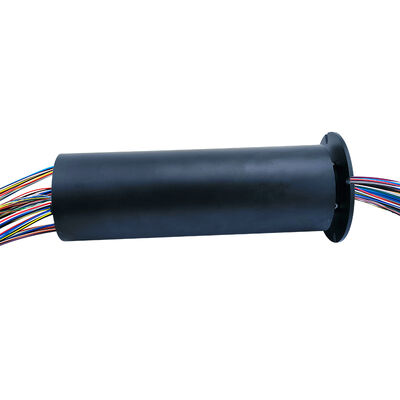 130-channel electric slip ring with 86mm outer diameter and 100 high-current 5A channels for industrial applications