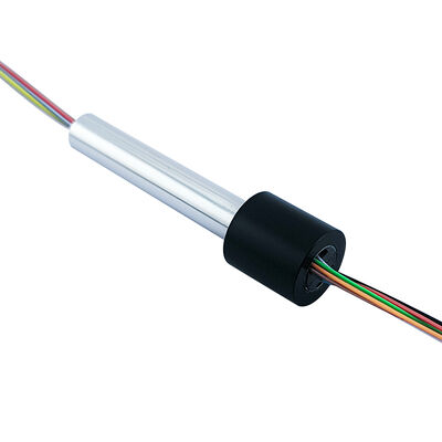 8-channel 1A low-power slip ring with 48V operating voltage and IP40 protection for miniature devices