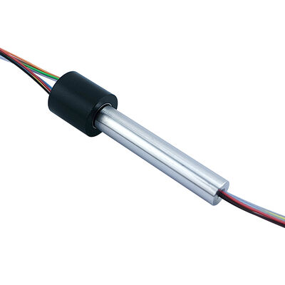 8-channel 1A low-power slip ring with 48V operating voltage and IP40 protection for miniature devices