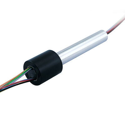 8-channel 1A low-power slip ring with 48V operating voltage and IP40 protection for miniature devices