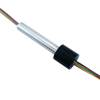 8-channel 1A low-power slip ring with 48V operating voltage and IP40 protection for miniature devices