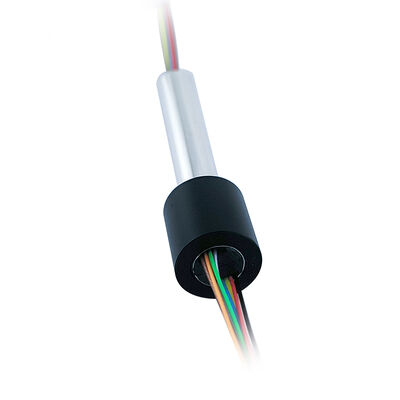 8-channel 1A low-power slip ring with 48V operating voltage and IP40 protection for miniature devices