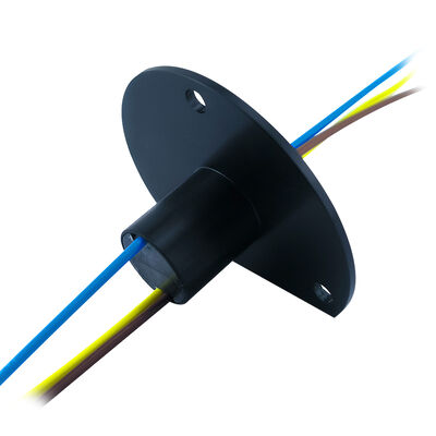 3-way 2A Rotary Cap Slip Ring with 12.4mm Outer Diameter and 19.4mm Length for Compact Dynamic Transmission