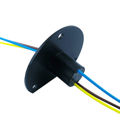 3-way 2A Rotary Cap Slip Ring with 12.4mm Outer Diameter and 19.4mm Length for Compact Dynamic Transmission