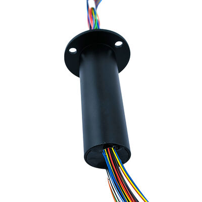 56-channel 2A Flange Slip Ring with Gold-Gold Contact for Precision Rotating Equipment