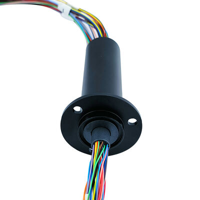 56-channel 2A Flange Slip Ring with Gold-Gold Contact for Precision Rotating Equipment