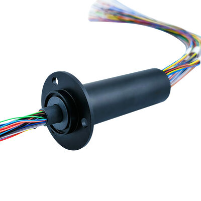 56-channel 2A Flange Slip Ring with Gold-Gold Contact for Precision Rotating Equipment