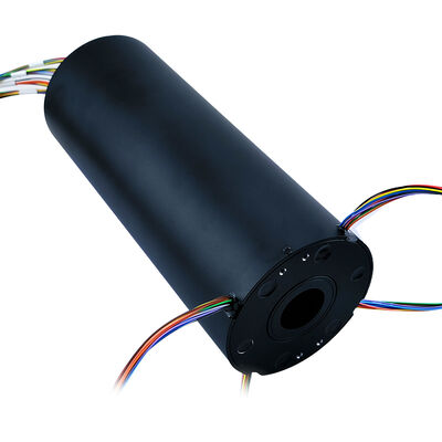 50-way Through Bore Electrical Slip Ring with 25.4mm Inner Diameter and Aluminum Alloy Housing for Precision Rotating Systems