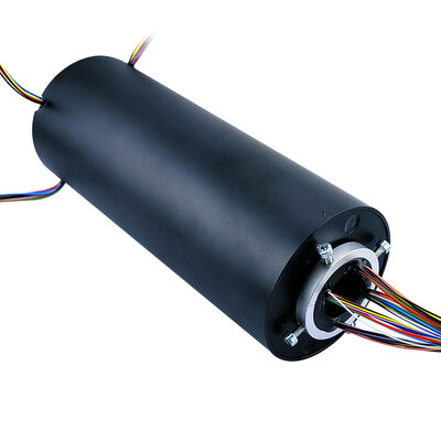 50-way Through Bore Electrical Slip Ring with 25.4mm Inner Diameter and Aluminum Alloy Housing for Precision Rotating Systems