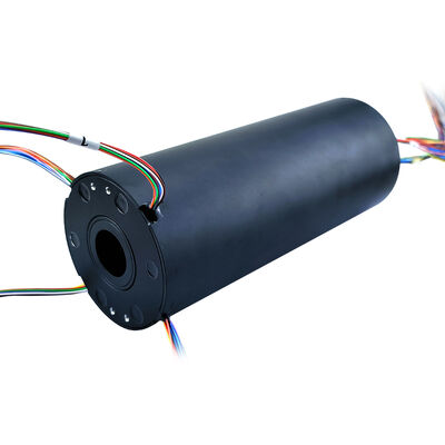 50-way Through Bore Electrical Slip Ring with 25.4mm Inner Diameter and Aluminum Alloy Housing for Precision Rotating Systems
