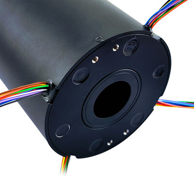 50-way Through Bore Electrical Slip Ring with 25.4mm Inner Diameter and Aluminum Alloy Housing for Precision Rotating Systems