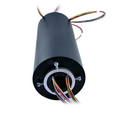 50-way Through Bore Electrical Slip Ring with 25.4mm Inner Diameter and Aluminum Alloy Housing for Precision Rotating Systems