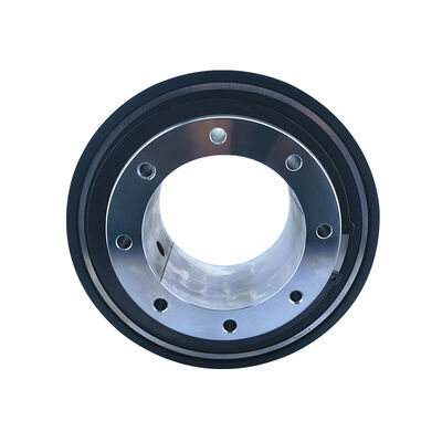 1-in, 8-out Gas Rotary Union with 130mm Large Bore Diameter and High-Strength Aluminum Alloy Housing