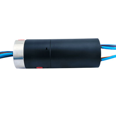 2-Channel Pneumatic and 20-Channel Electrical Gigabit Ethernet Combination Slip Ring for Industrial Equipment