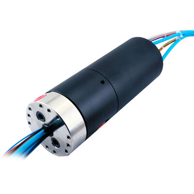 2-Channel Pneumatic and 20-Channel Electrical Gigabit Ethernet Combination Slip Ring for Industrial Equipment