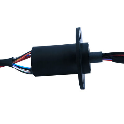 14-channel 22mm outer diameter PBT housing flange slip ring for automation equipment