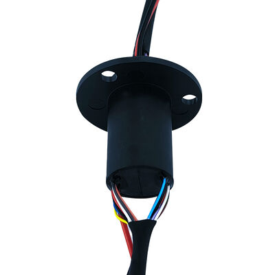 14-channel 22mm outer diameter PBT housing flange slip ring for automation equipment