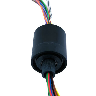 Encoder Signal Capsule Slip Ring with 4-channel 4A Power, Gold-Gold Contact, and 22mm Outer Diameter for Robotic Joints