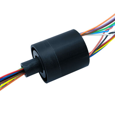 Encoder Signal Capsule Slip Ring with 4-channel 4A Power, Gold-Gold Contact, and 22mm Outer Diameter for Robotic Joints