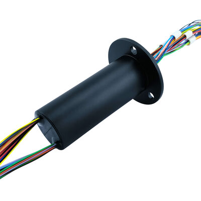 45-channel 2A Cap-Type Slip Ring with Gold-to-Gold Contact and 25mm Outer Diameter