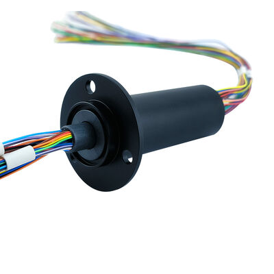 45-channel 2A Cap-Type Slip Ring with Gold-to-Gold Contact and 25mm Outer Diameter