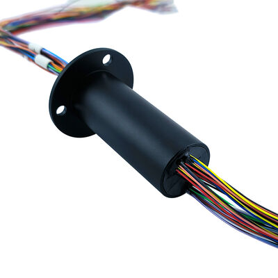 45-channel 2A Cap-Type Slip Ring with Gold-to-Gold Contact and 25mm Outer Diameter