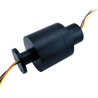 1000V High-Voltage Flanged Slip Ring with 7.5A Current Transmission and Precious Metal Contacts