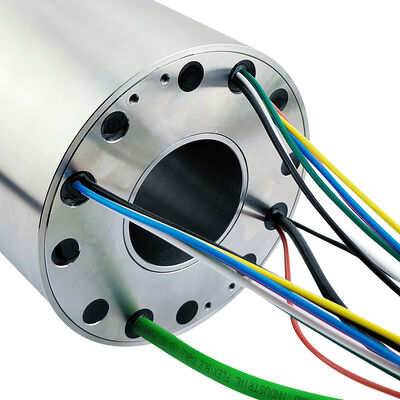 25-Channel IP67 Waterproof Slip Ring with Stainless Steel Housing for Reliable Rotary Electrical Connections