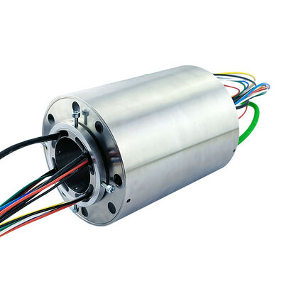 25-Channel IP67 Waterproof Slip Ring with Stainless Steel Housing for Reliable Rotary Electrical Connections