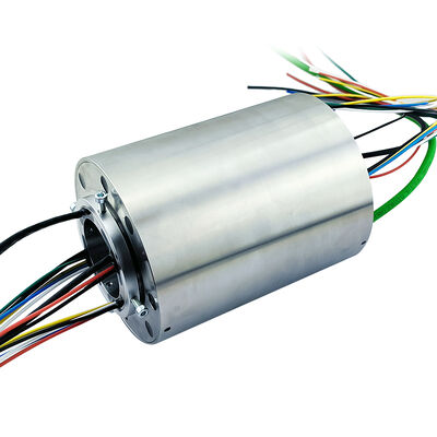 25-Channel IP67 Waterproof Slip Ring with Stainless Steel Housing for Reliable Rotary Electrical Connections