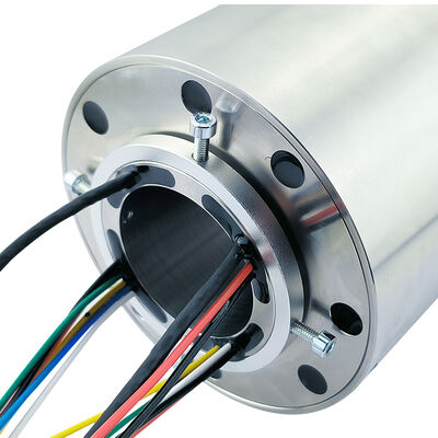 25-Channel IP67 Waterproof Slip Ring with Stainless Steel Housing for Reliable Rotary Electrical Connections