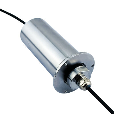 2-Channel 2A Stainless Steel Slip Ring with IP67 Protection and Gold-Gold Contacts for Harsh Environments