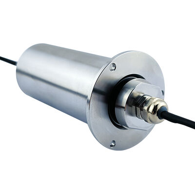 2-Channel 2A Stainless Steel Slip Ring with IP67 Protection and Gold-Gold Contacts for Harsh Environments